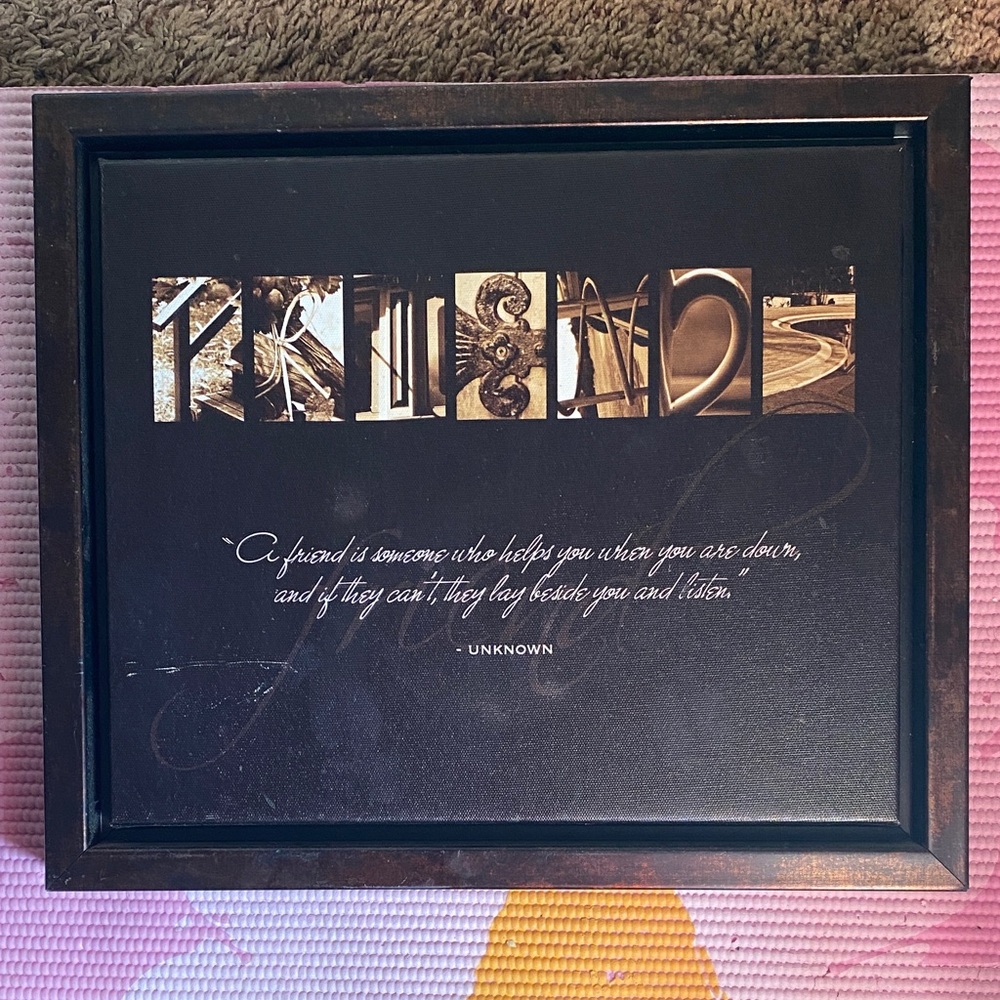 Black Framed Inspirational Wall Art